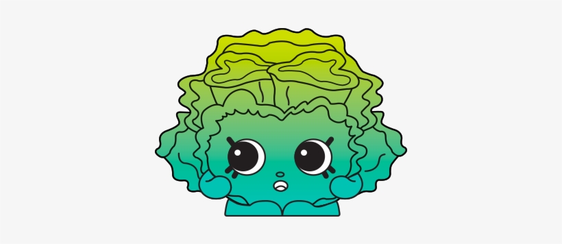 56223 Shopkins Glitzi Collectors Case Kris P Lettuce - Shopkins Kris P Lettuce, transparent png