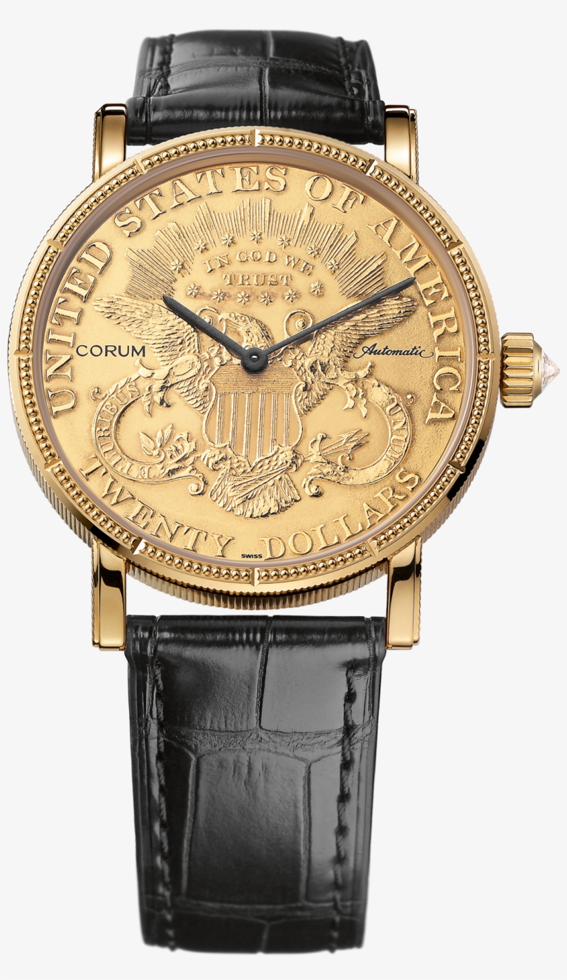 The Gold Coin Watch Has Been Around For At Least A - Corum C293 00831, transparent png