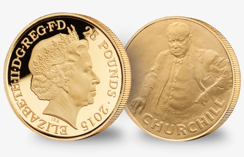 Battle Of Britain Hand-painted Pnc With Churchill Gold - Cash, transparent png