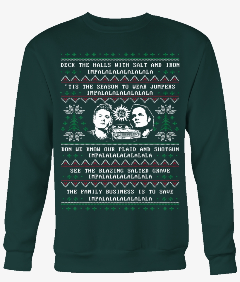 Supernatural Ugly Christmas Sweater - You Can Wear My Sweatshirt Merch, transparent png