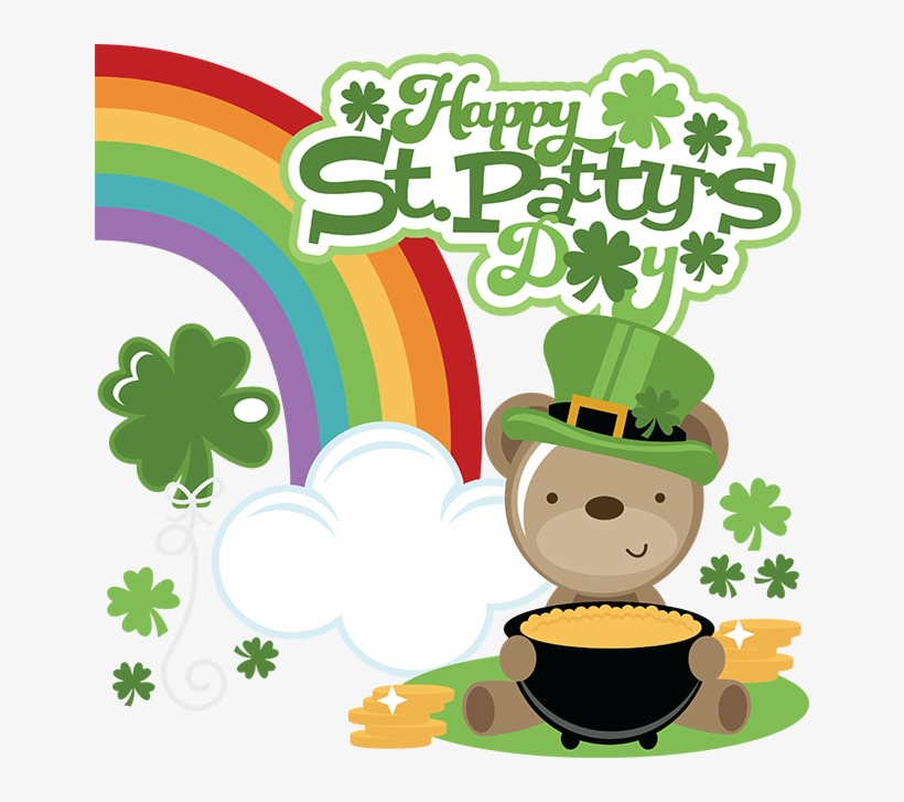 Picture Freeuse Stock Happy Patty S Day Scrapbooking - Happy St Patrick's Day Cute, transparent png