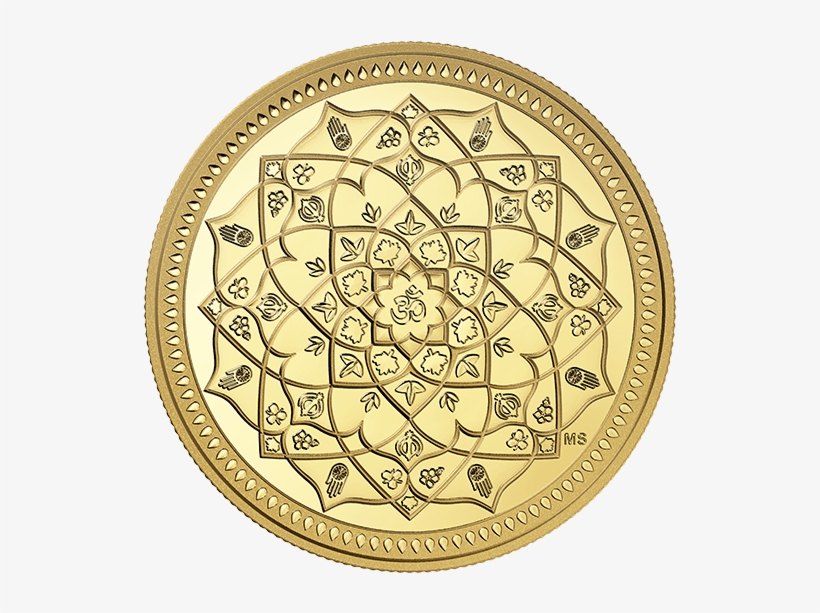Pure Gold Coin Diwali - Mexican Peso, transparent png