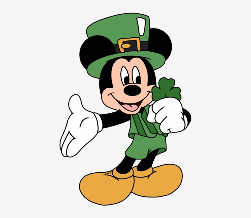 Disney Holidays Clip Art Disney Clip Art Galore - St Patrick's Day Mickey, transparent png