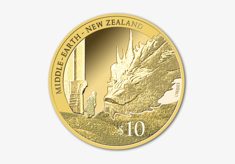 The Battle Of The Five Armies Premium Gold Coin - Hobbit Coins New Zealand, transparent png