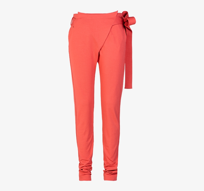 Justine Leconte Cranberry Red Jersey Wrap Pants Lc-10, transparent png