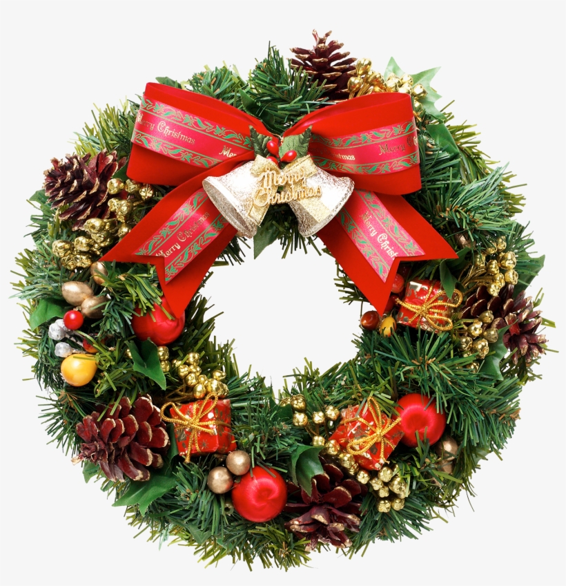 Christmas Wreath Png Download - Christmas Wreath High Resolution, transparent png