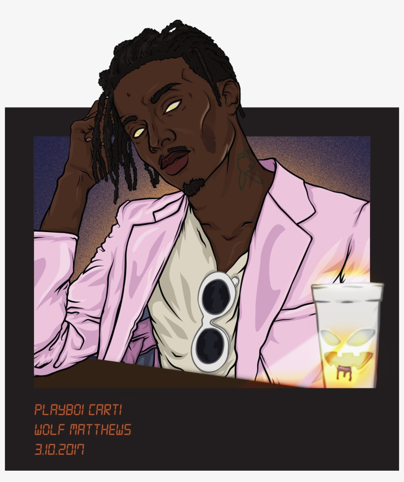Playboi Carti Fan Art, transparent png