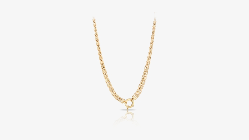 Fancy Euro Necklace Made In 9ct Yellow Gold - Egyptian Gold Chain Pattern, transparent png