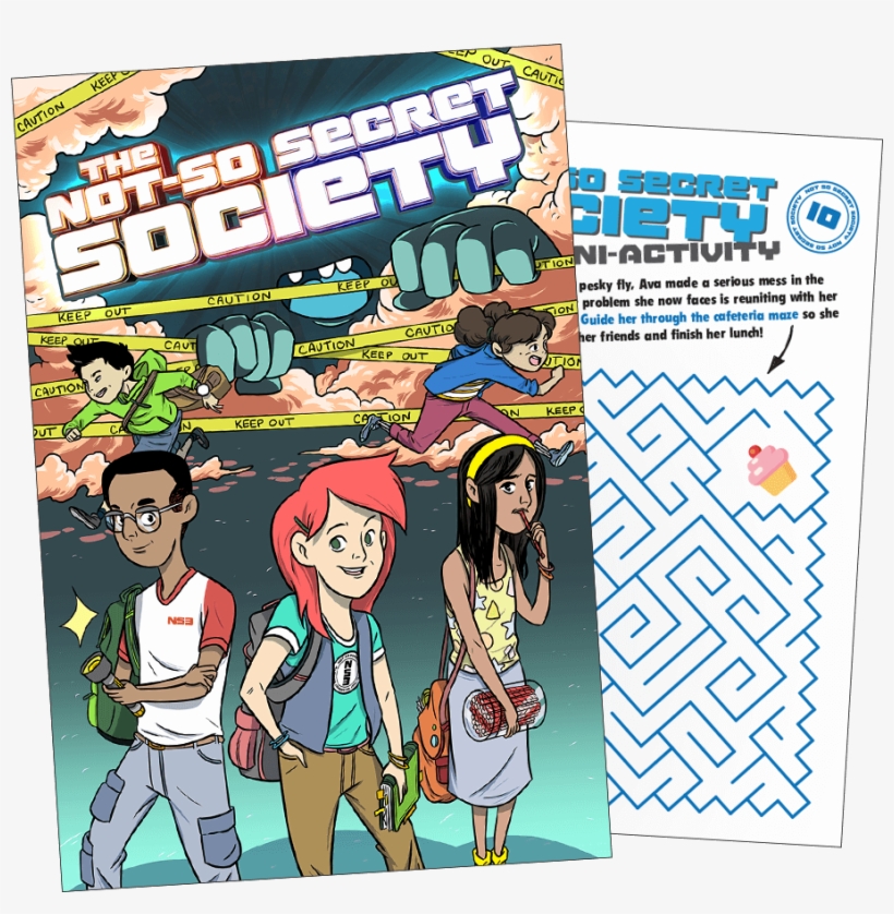 Free Comics Free Activities Did They Say Free - Not-so Secret Society: Tale, transparent png