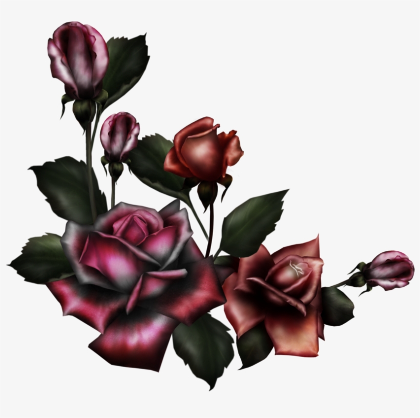 Free Gothic Design Cliparts, Download Free Clip Art, - Gothic Rose Png, transparent png