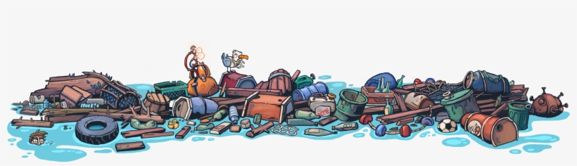 Garbage Png Transparent - Garbage Cartoon Png, transparent png