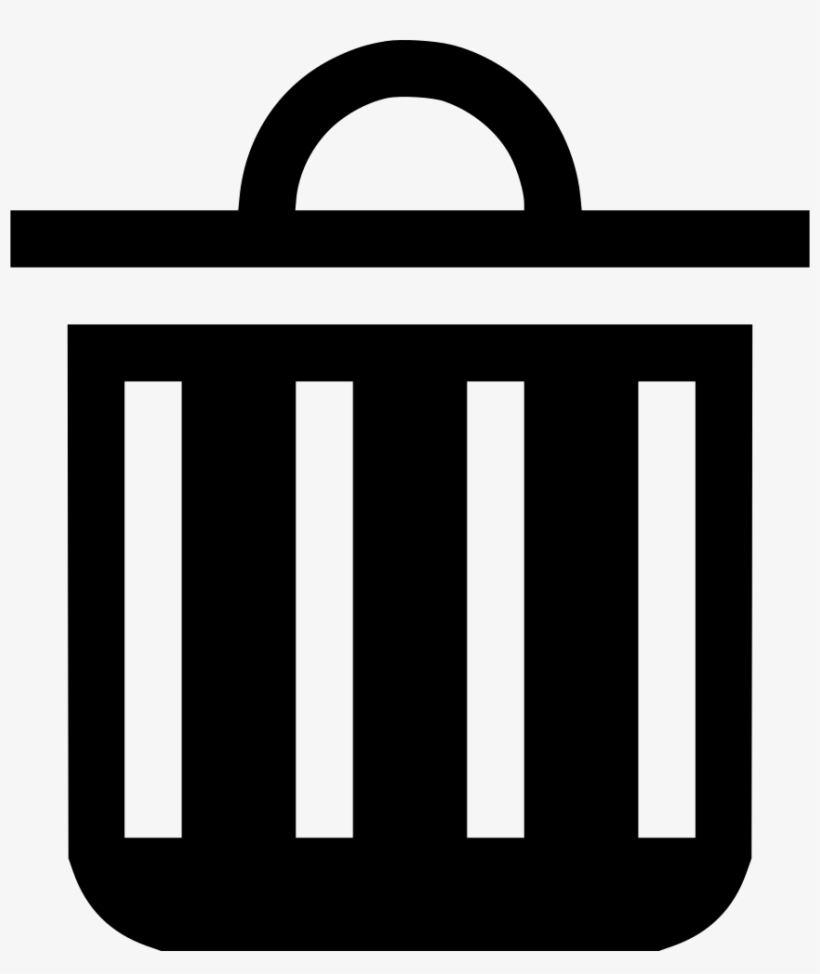 Interface Icons Trash Bin Garbage Comments - Icon, transparent png