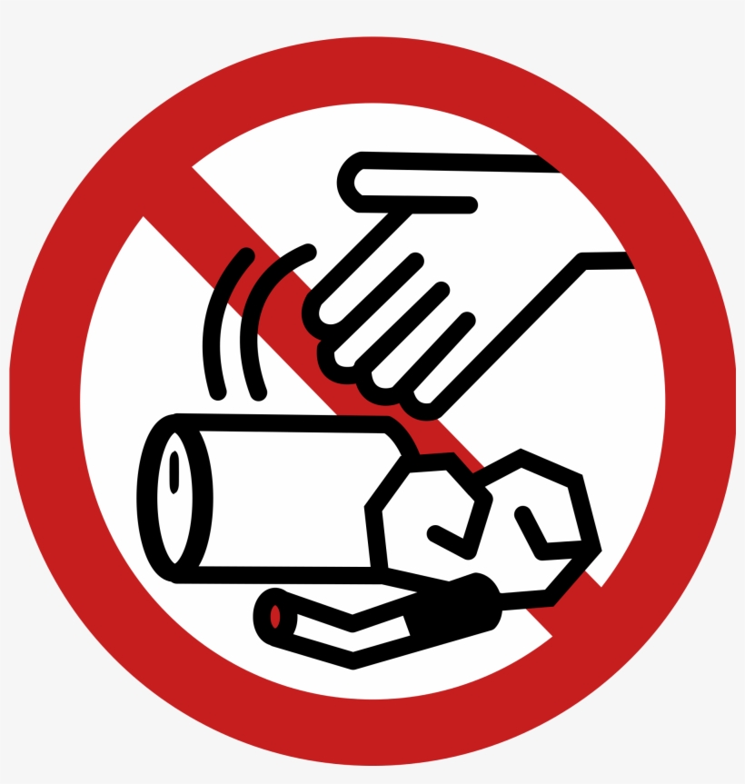 Open - No Garbage Sign, transparent png