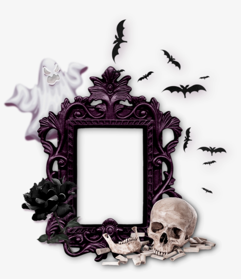 Cadre Png Gothique, Halloween - Picture Frame, transparent png