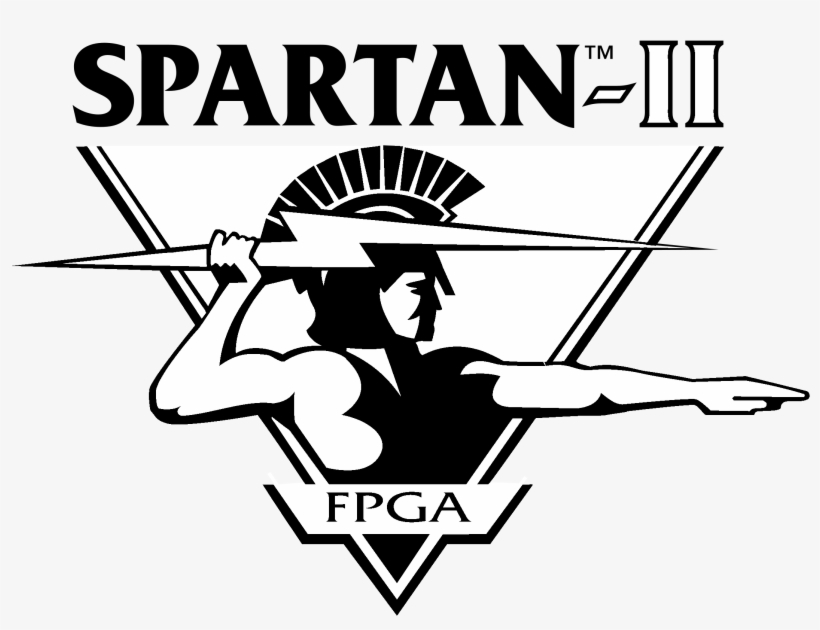 Spartan Logo Black And White - Spartan 3 Logo, transparent png