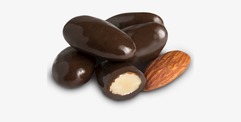 Dark Chocolate Covered Almonds - Dark Chocolate Almonds, transparent png