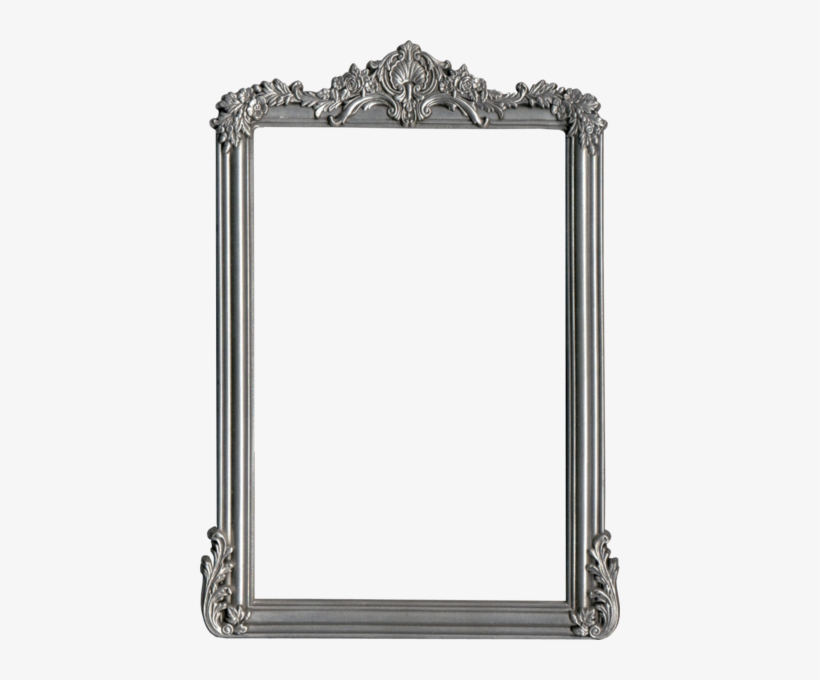 Silver Photo Frame Png, transparent png