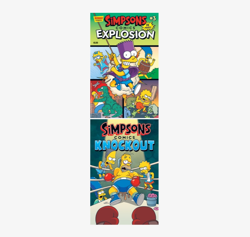 Share This - - Simpsons Comics: Explosion 2 By Matt Groening, transparent png
