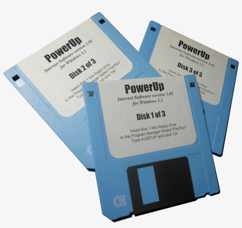 Powerup Internet Original Install Disks - Paper, transparent png