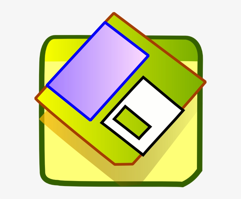 How To Set Use Green Floppy Disk Clipart, transparent png