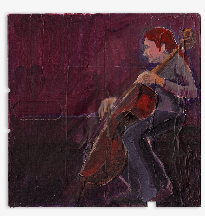 Acrylic And Collage On Floppy Disks - Painting, transparent png