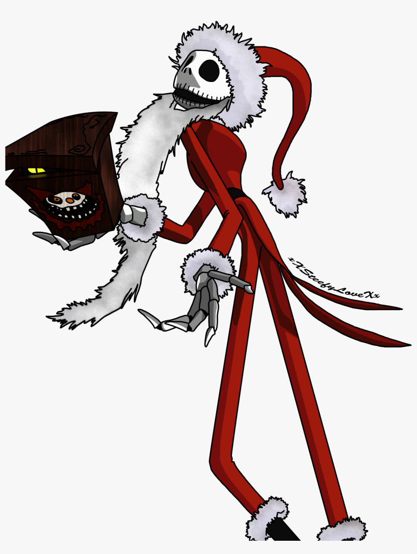 Jack Skellington- Santa's Clothes By Xxsteefylovexx - Jack Skellington Santa Png, transparent png