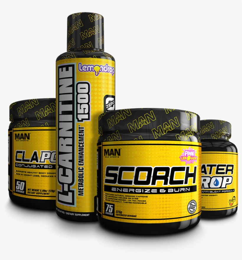 Sean's Fat Stack - Man Sports Scorch Powder - 75 Servings Mango, transparent png