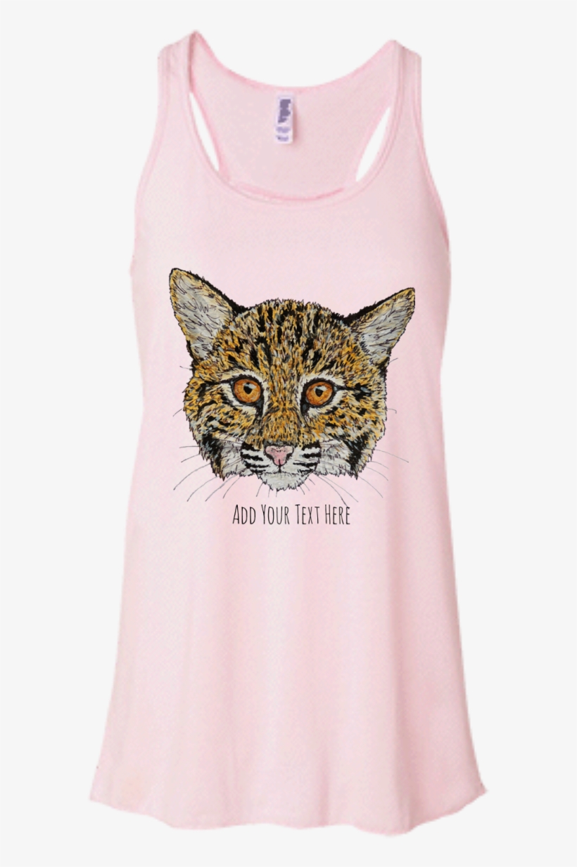 Cooper Bobcat B8800 Bella Canvas Flowy Racerback Tank - Shirt, transparent png