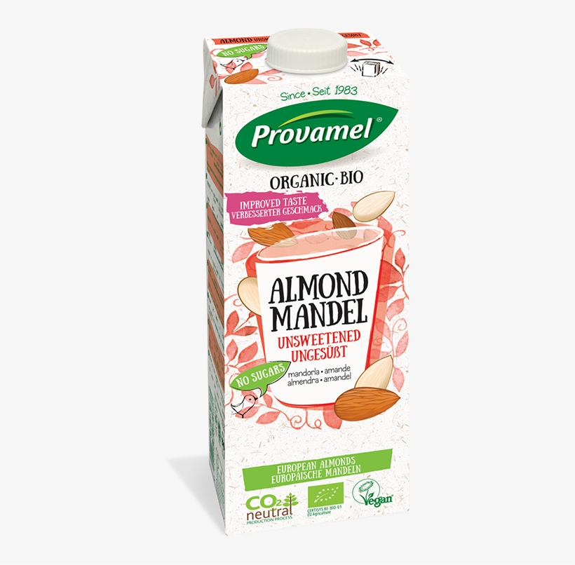 Almond Unsweetened Drink - Provamel Soya Vanilla, transparent png