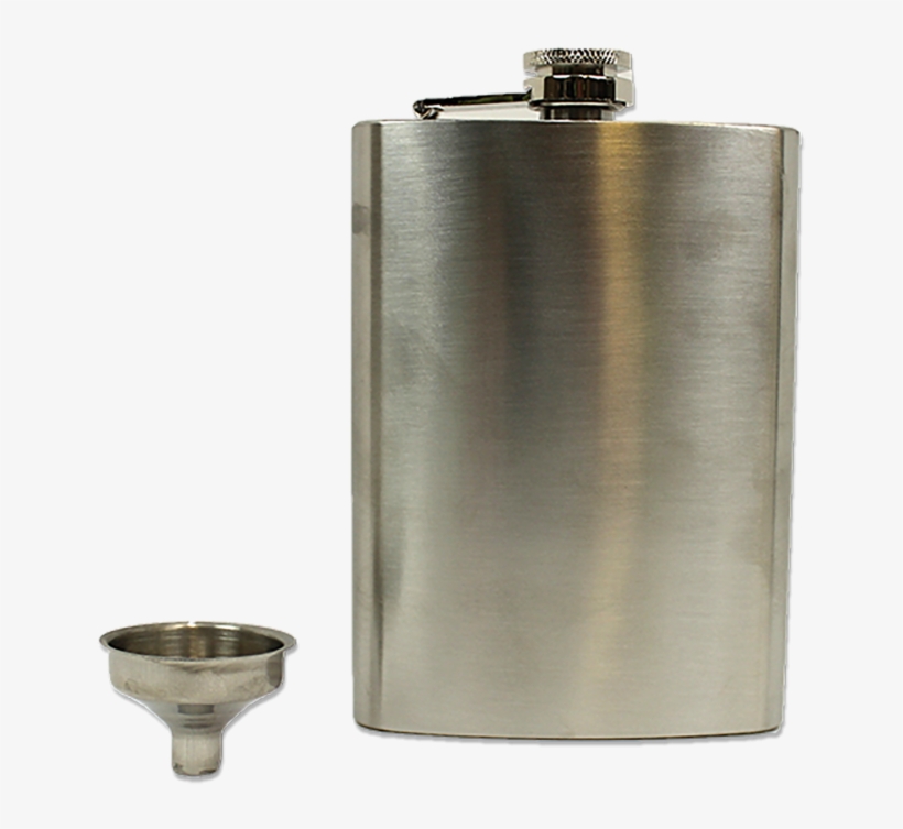 Bigbolo Bar 3 Stainless Steel 8 Oz. Flask & Funnel, transparent png