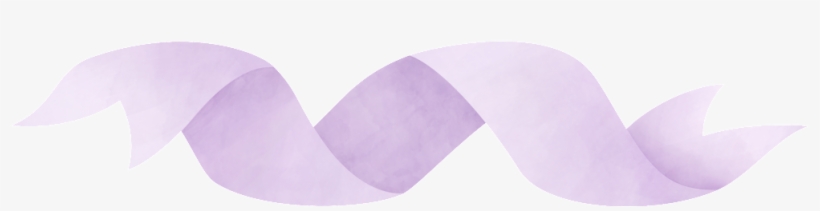 Delicate Purple Ribbon Transparent - Construction Paper, transparent png