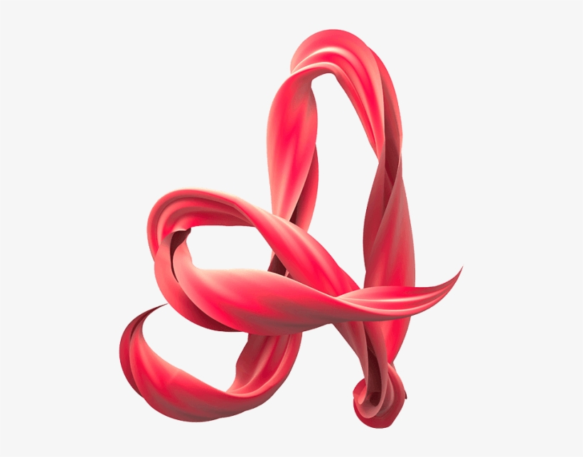 Silk Ribbon Font - Balloon, transparent png