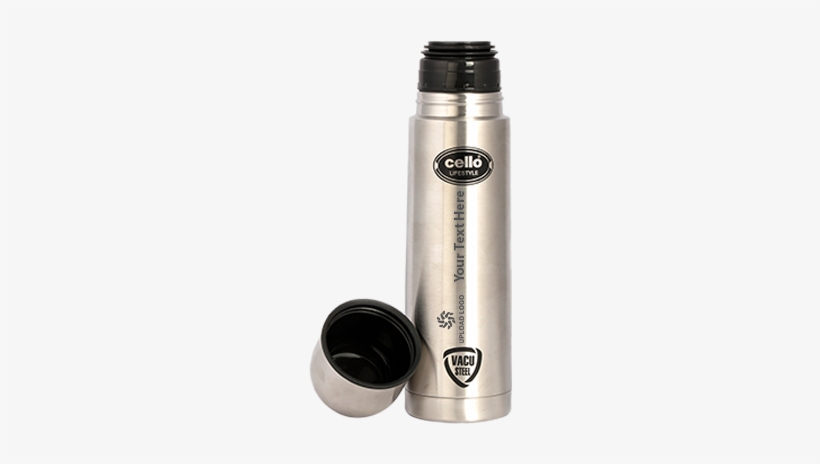 Cello Lifestyle 750 Ml Flask - Cello Lifestyle Stainless Steel Flask, transparent png