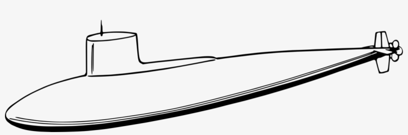 Submarine Computer Icons Drawing Public Domain - Clipart Of A Submarine, transparent png