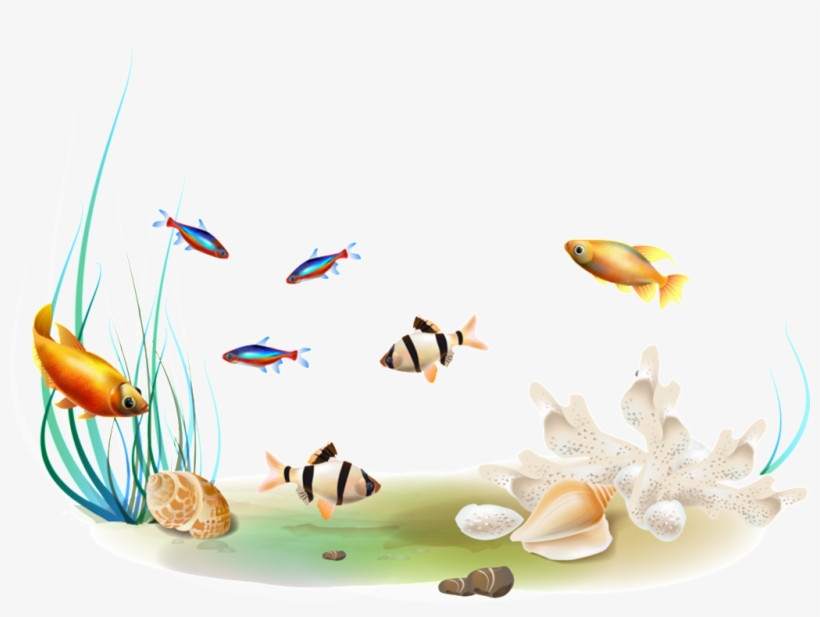 Submarine Fish Transparent - Fish Swimming Png, transparent png