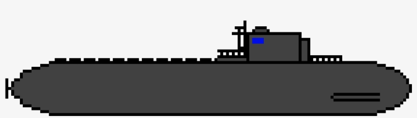This Submarine - Pixel Art Submarine, transparent png
