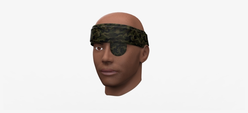 This Invention Is A Headband Made Out Of Camo Fabric - Mannequin, transparent png