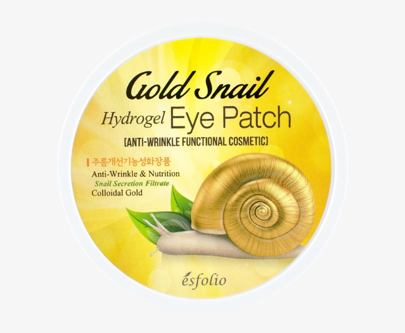 Esfolio Gold Snail Hydrogel Eye Patch 60pcs 60pcs (30, transparent png