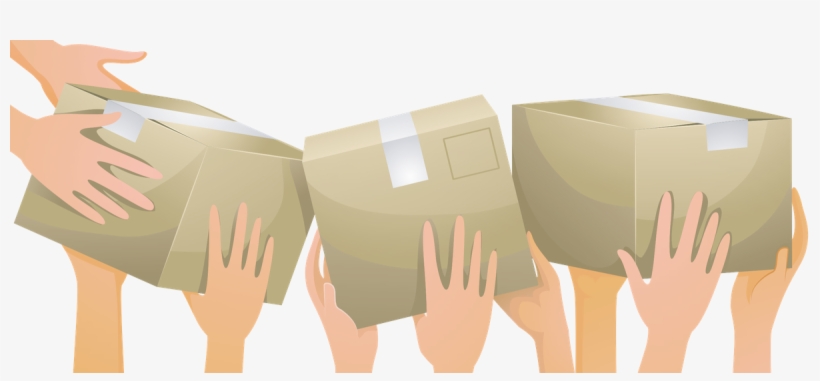 Boxes Of Food - Donation Images Png, transparent png