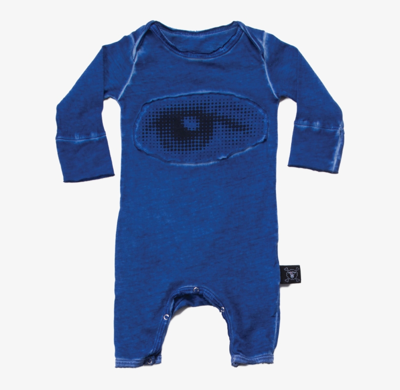 Nununu Eye Patch Playsuit - Blue, transparent png