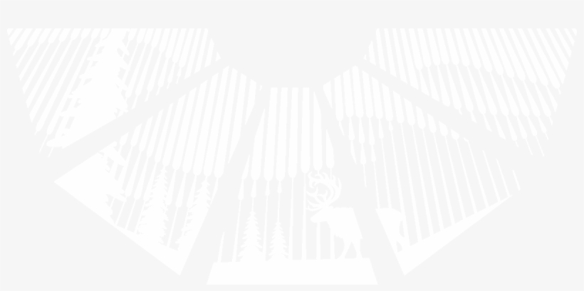Northern Lights Village Saariselkä - Northern Lights Black White Illustration, transparent png