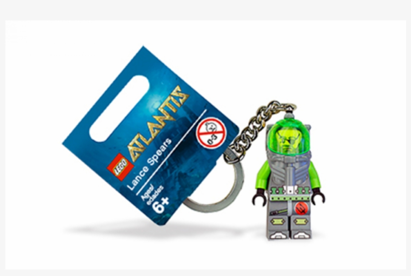 Lego Atlantis: Lance Spears Diver Keychain, transparent png