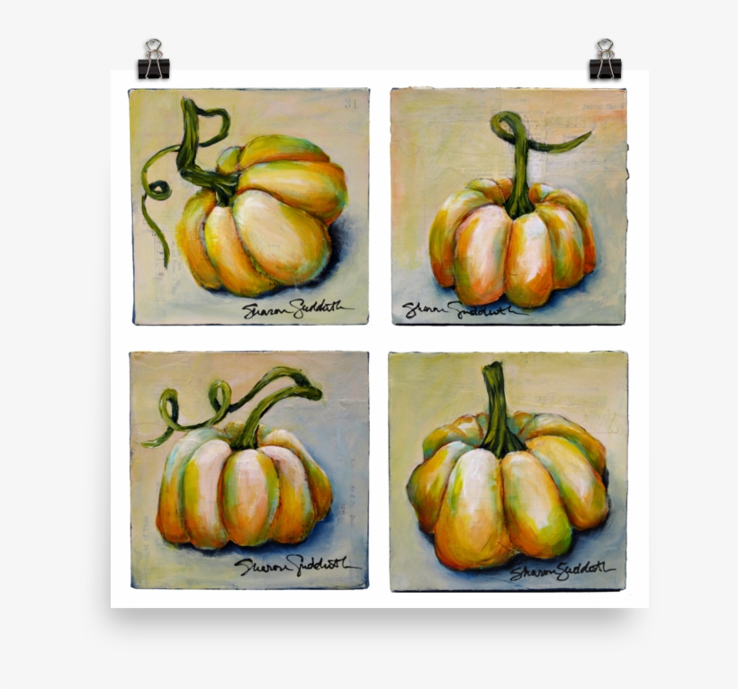Pumpkin Series Of 4 Mockup Transparent Transparent, transparent png