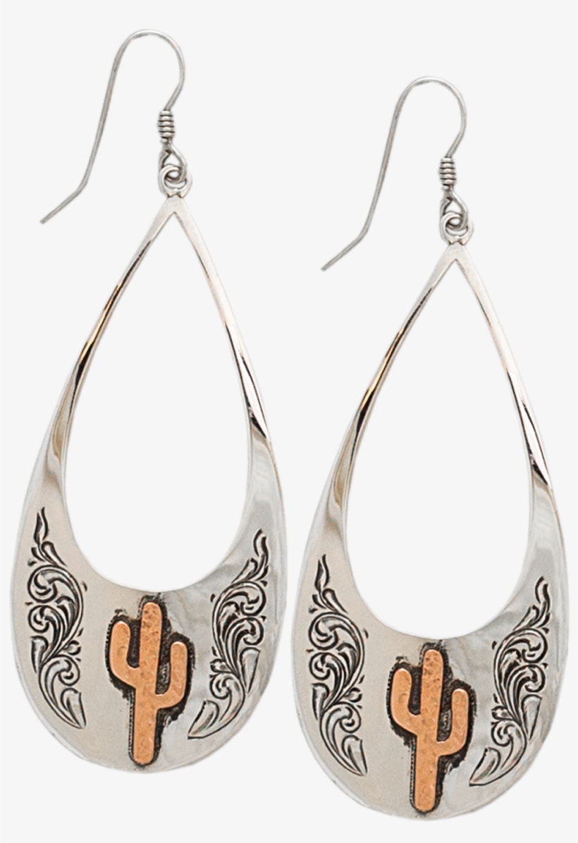 Lucy Cactus Drops - Silver, transparent png
