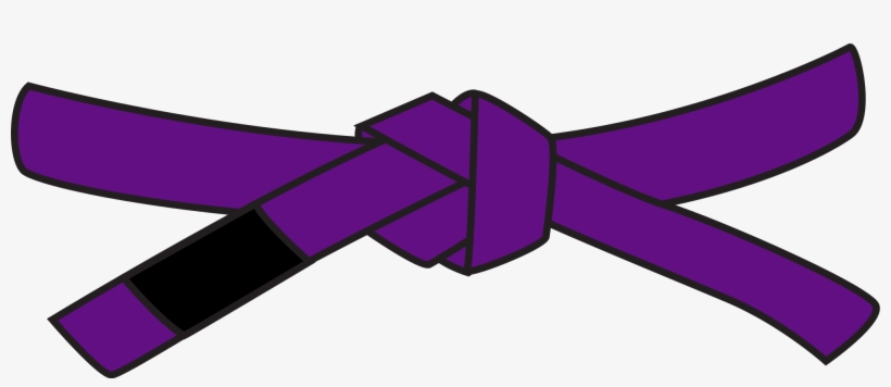 Bow Svg Purple - Karate Red Belt Png, transparent png