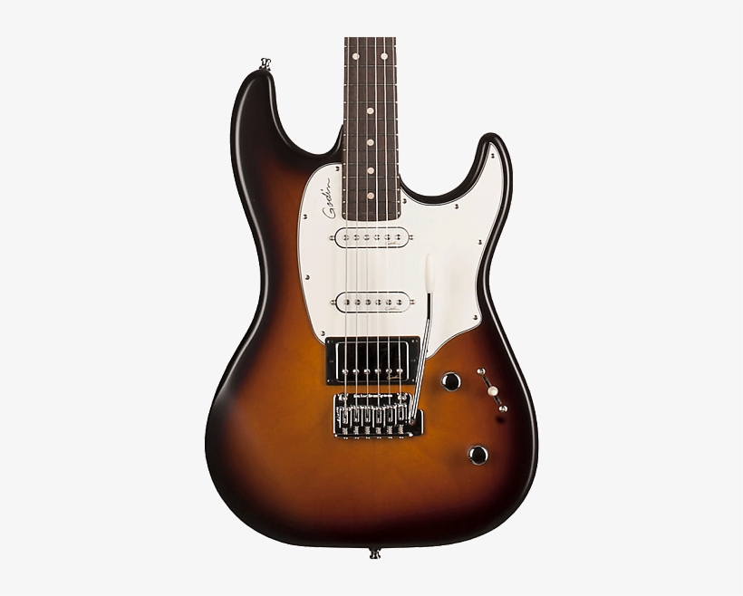 Godin Session Hss Light Burst - Godin Session Vintage Burst, transparent png