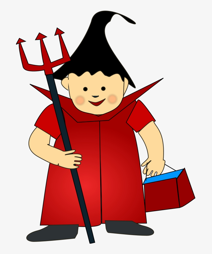 Boy In Halloween Costume Png Clipart - Halloween Costume Clipart Png, transparent png