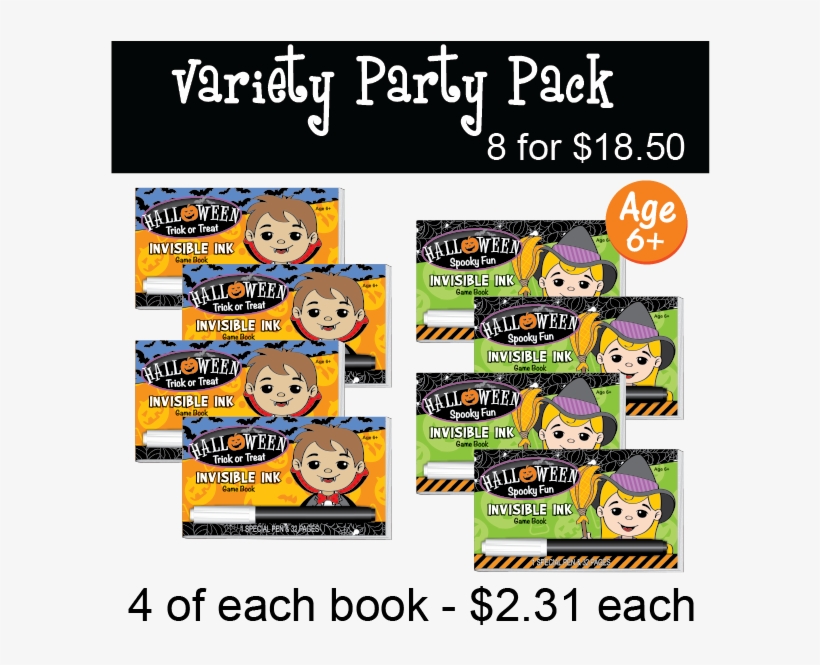 Party Pack Ages 6 - Halloween, transparent png