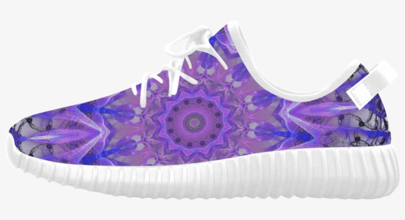 Abstract Plum Ice Crystal Palace Lattice Lace Grus - Sneakers, transparent png