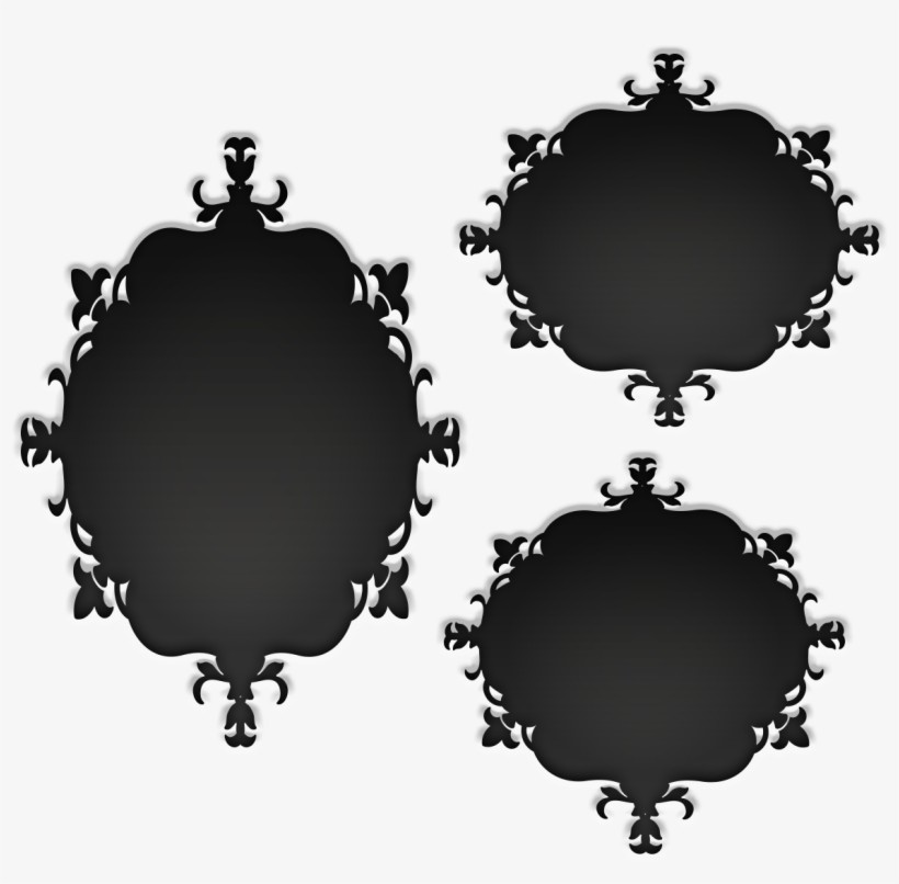 Free Chalkboard Shapes Ornate Victorian - Chalk Board Frames Png, transparent png
